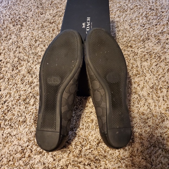 Black Coach Flats - Picture 4 of 4